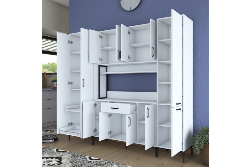 Manorma Highboard - Vit - Förvaring - Skåp - Förvaringsskåp