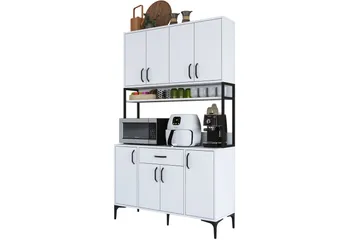 Manorma Highboard - Vit - Förvaring - Skåp - Förvaringsskåp