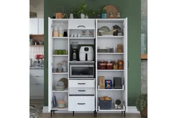 Manorma Highboard - Vit - Förvaring - Skåp - Förvaringsskåp
