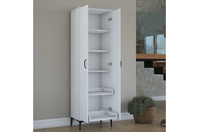 Manorma Highboard - Vit - Förvaring - Skåp - Förvaringsskåp