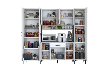 Manorma Highboard - Vit - Förvaring - Skåp - Förvaringsskåp