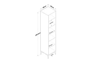 Manorma Highboard - Vit - Förvaring - Skåp - Förvaringsskåp