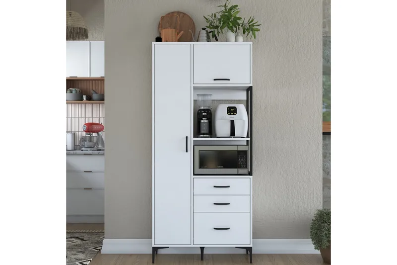 Manorma Highboard - Vit - Förvaring - Skåp - Förvaringsskåp