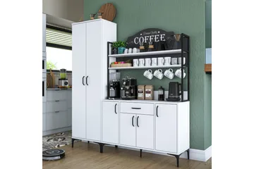 Manorma Highboard - Vit - Förvaring - Skåp - Förvaringsskåp