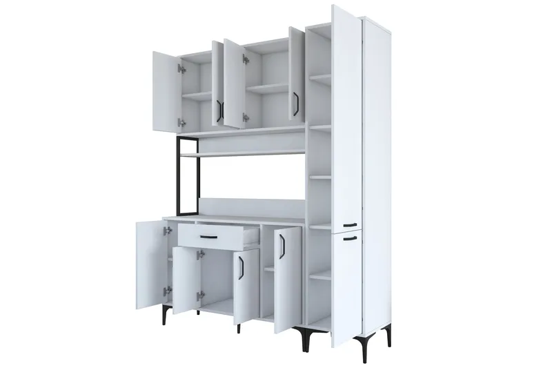 Manorma Highboard - Vit - Förvaring - Skåp - Förvaringsskåp