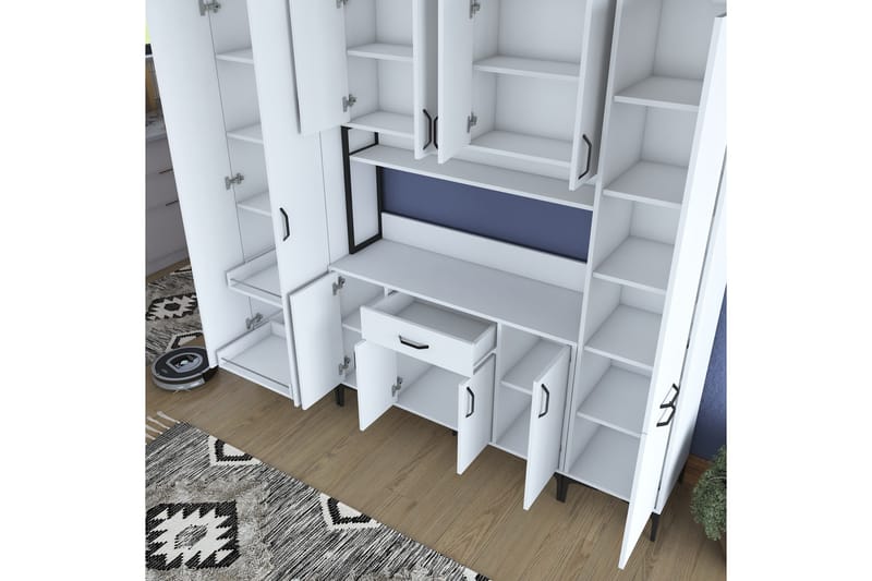 Manorma Highboard - Vit - Förvaring - Skåp - Förvaringsskåp