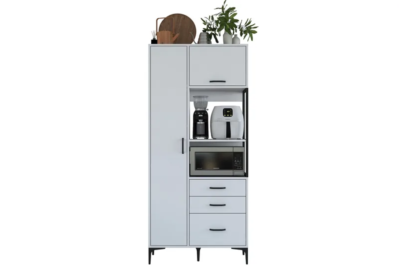 Manorma Highboard - Vit - Förvaring - Skåp - Förvaringsskåp