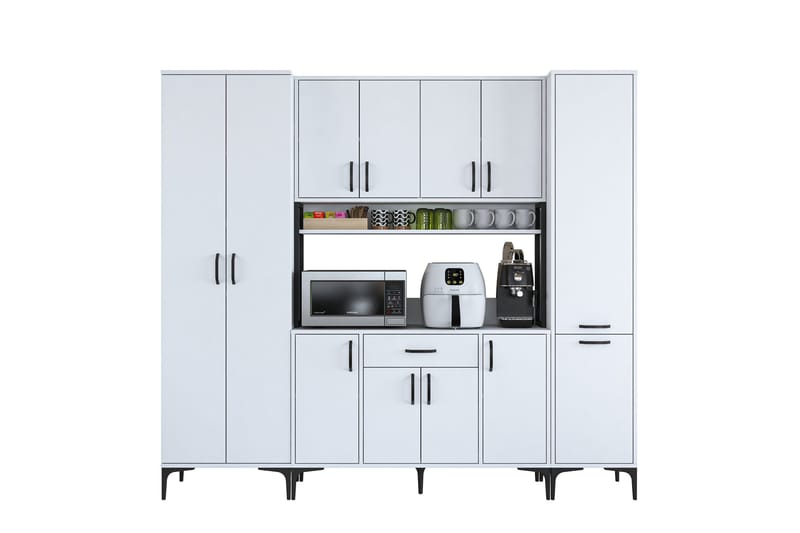 Manorma Highboard - Vit - Förvaring - Skåp - Förvaringsskåp