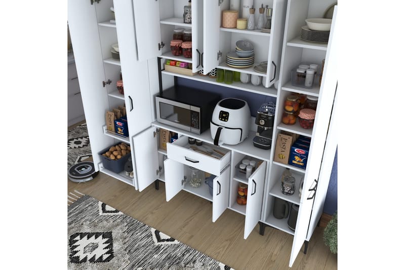 Manorma Highboard - Vit - Förvaring - Skåp - Förvaringsskåp