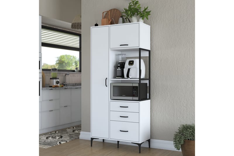 Manorma Highboard - Vit - Förvaring - Skåp - Förvaringsskåp