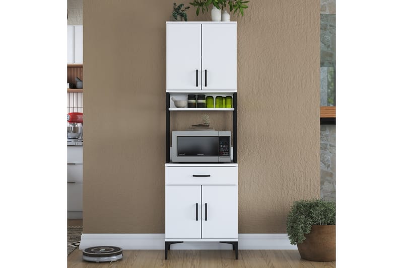 Manorma Highboard - Vit - Förvaring - Skåp - Förvaringsskåp