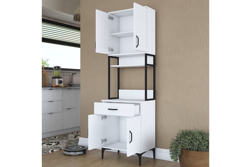 Manorma Highboard - Vit - Förvaring - Skåp - Förvaringsskåp