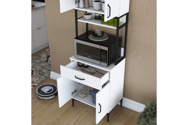 Manorma Highboard - Vit - Förvaring - Skåp - Förvaringsskåp