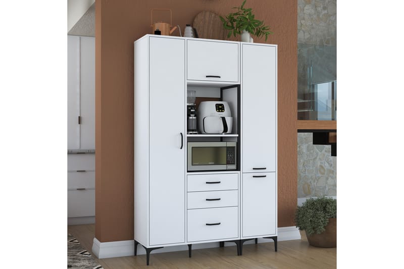 Manorma Highboard - Vit - Förvaring - Skåp - Förvaringsskåp
