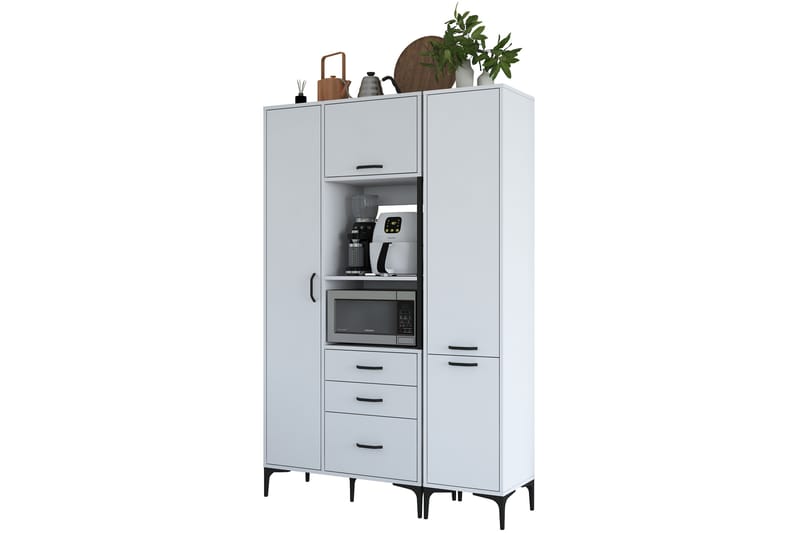 Manorma Highboard - Vit - Förvaring - Skåp - Förvaringsskåp