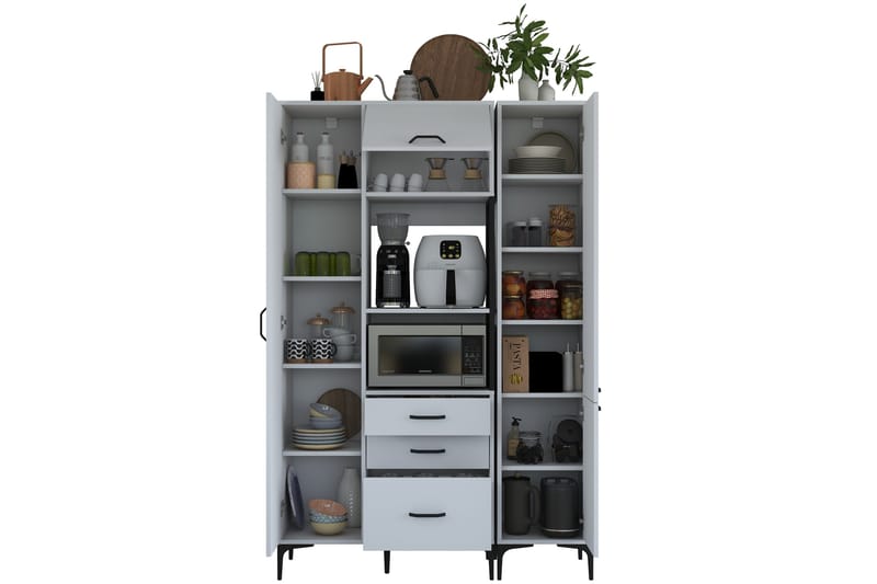 Manorma Highboard - Vit - Förvaring - Skåp - Förvaringsskåp