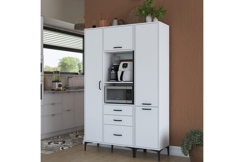Manorma Highboard - Vit - Förvaring - Skåp - Förvaringsskåp