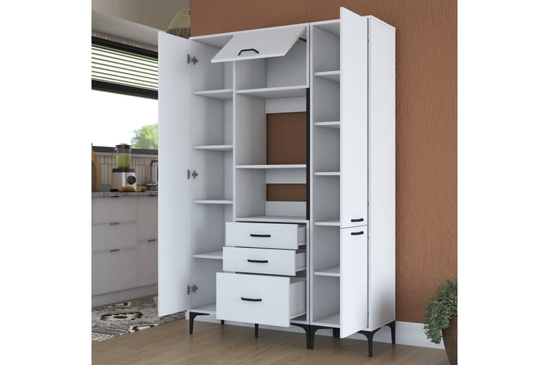 Manorma Highboard - Vit - Förvaring - Skåp - Förvaringsskåp