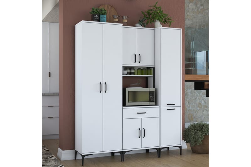 Manorma Highboard - Vit - Förvaring - Skåp - Förvaringsskåp