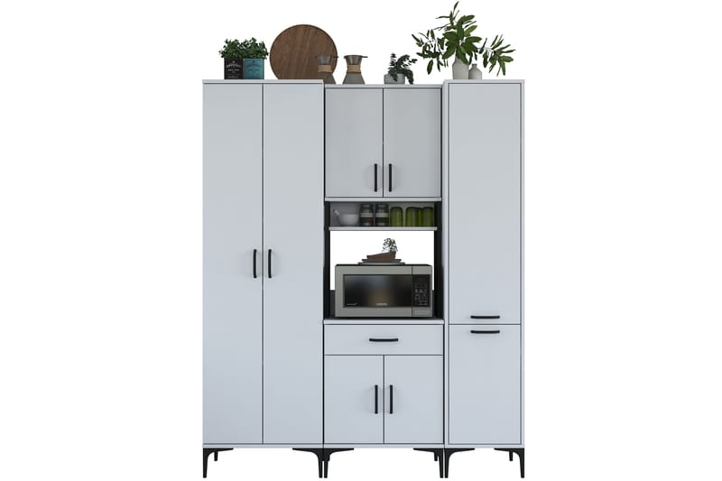 Manorma Highboard - Vit - Förvaring - Skåp - Förvaringsskåp