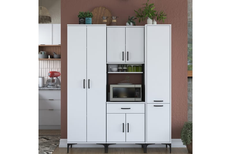 Manorma Highboard - Vit - Förvaring - Skåp - Förvaringsskåp