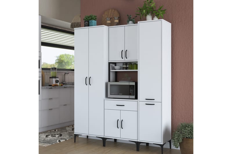 Manorma Highboard - Vit - Förvaring - Skåp - Förvaringsskåp