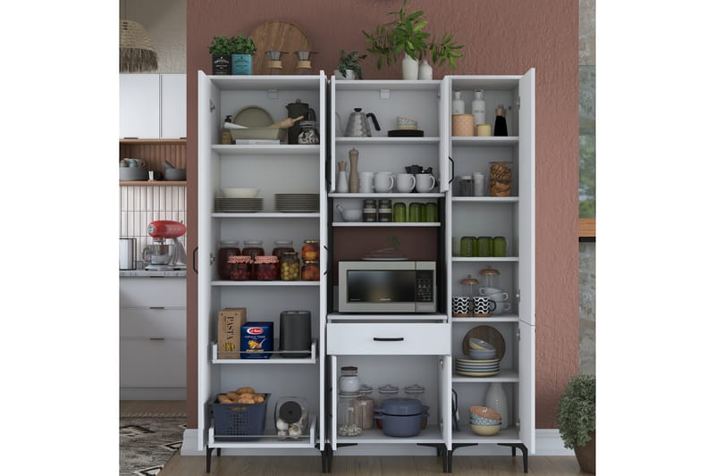 Manorma Highboard - Vit - Förvaring - Skåp - Förvaringsskåp