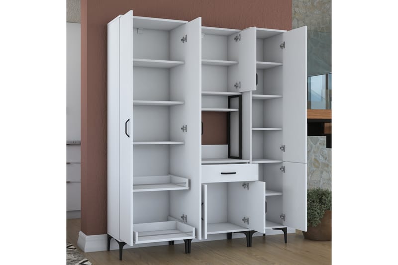 Manorma Highboard - Vit - Förvaring - Skåp - Förvaringsskåp
