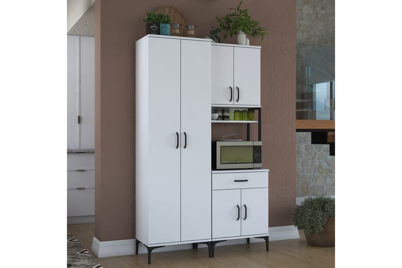 Manorma Highboard - Vit - Förvaring - Skåp - Förvaringsskåp