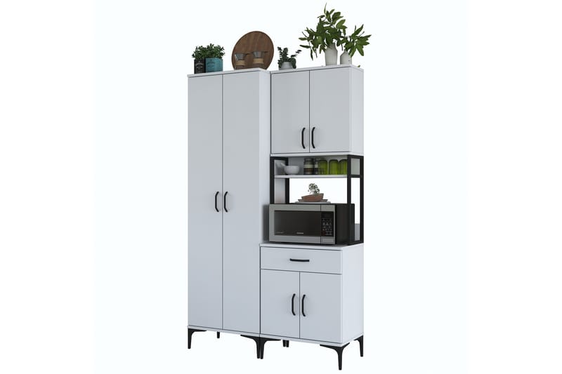 Manorma Highboard - Vit - Förvaring - Skåp - Förvaringsskåp