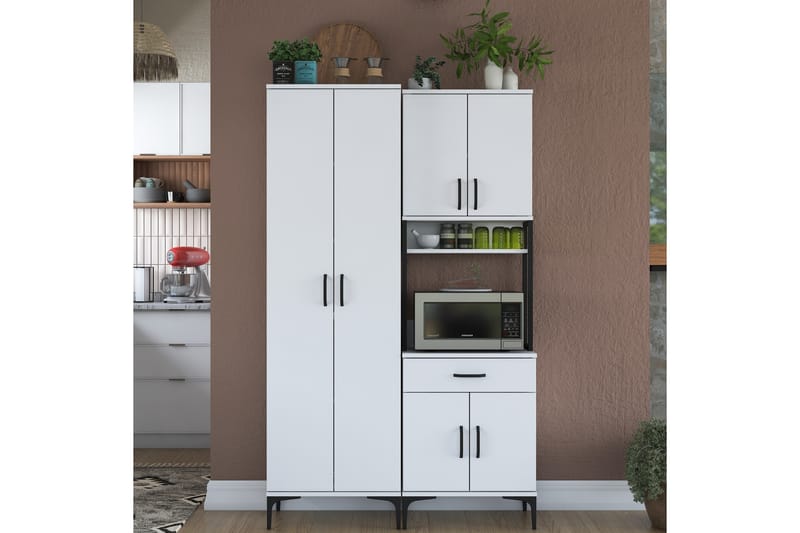 Manorma Highboard - Vit - Förvaring - Skåp - Förvaringsskåp