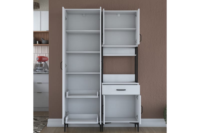 Manorma Highboard - Vit - Förvaring - Skåp - Förvaringsskåp