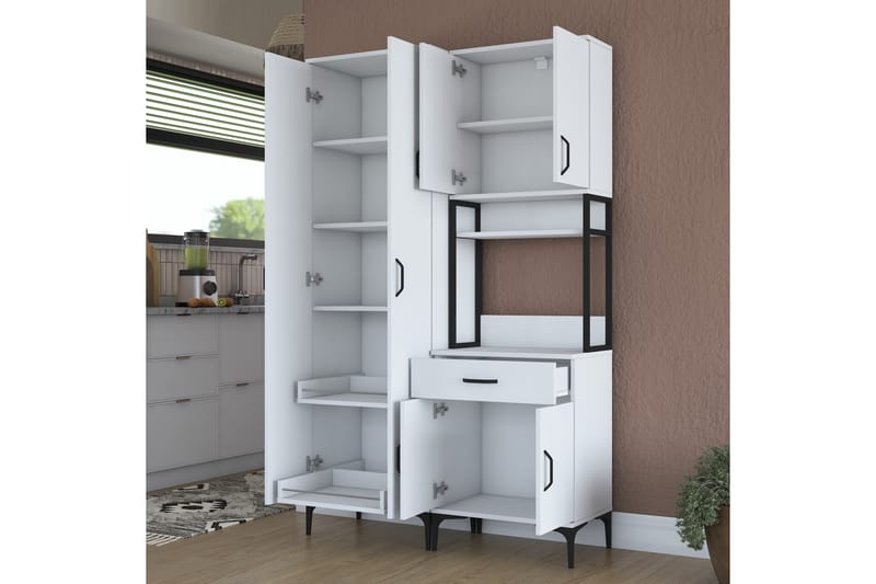 Manorma Highboard - Vit - Förvaring - Skåp - Förvaringsskåp