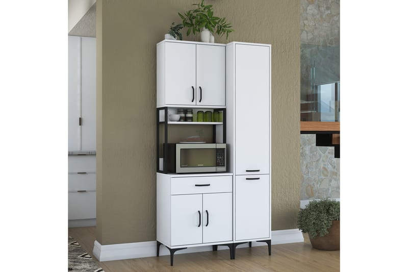 Manorma Highboard - Vit - Förvaring - Skåp - Förvaringsskåp