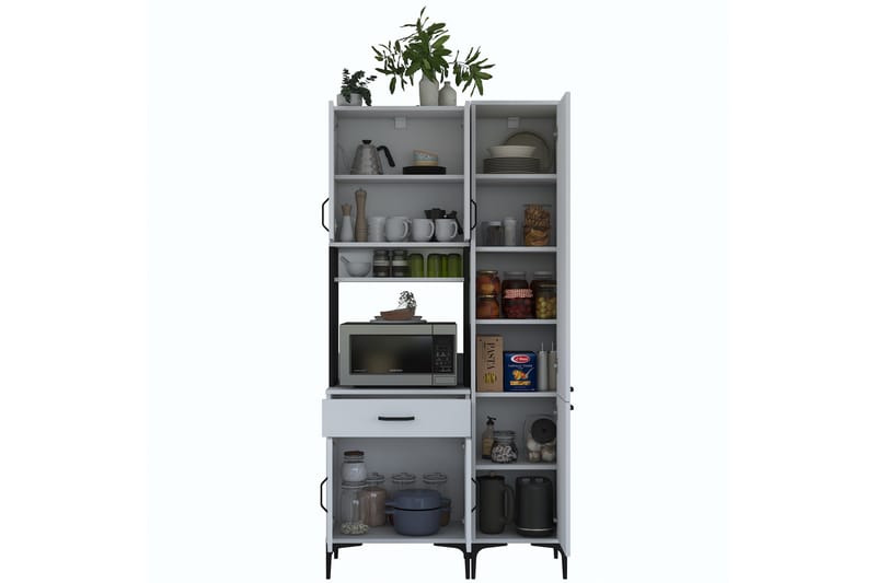 Manorma Highboard - Vit - Förvaring - Skåp - Förvaringsskåp