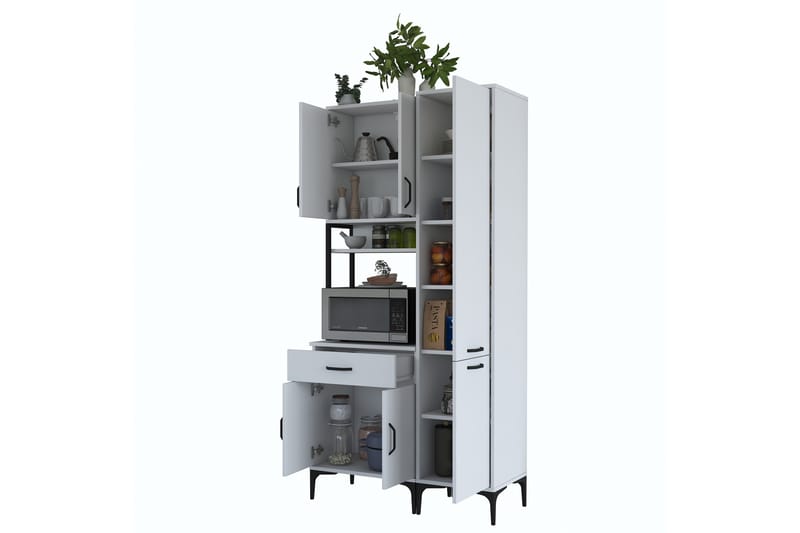 Manorma Highboard - Vit - Förvaring - Skåp - Förvaringsskåp