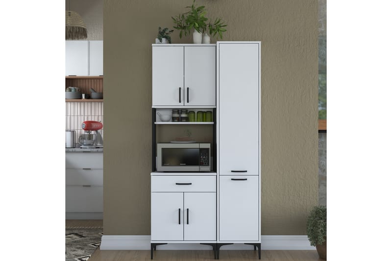 Manorma Highboard - Vit - Förvaring - Skåp - Förvaringsskåp