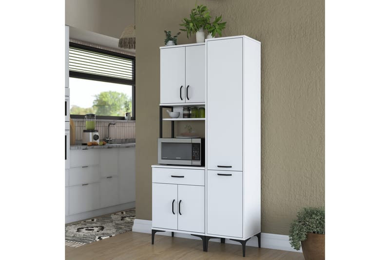 Manorma Highboard - Vit - Förvaring - Skåp - Förvaringsskåp