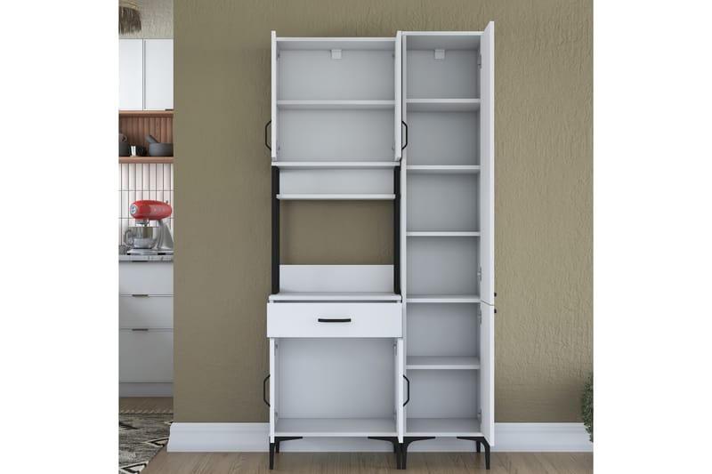 Manorma Highboard - Vit - Förvaring - Skåp - Förvaringsskåp