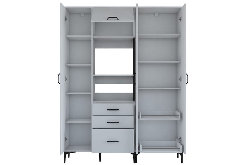 Manorma Highboard - Vit - Förvaring - Skåp - Förvaringsskåp