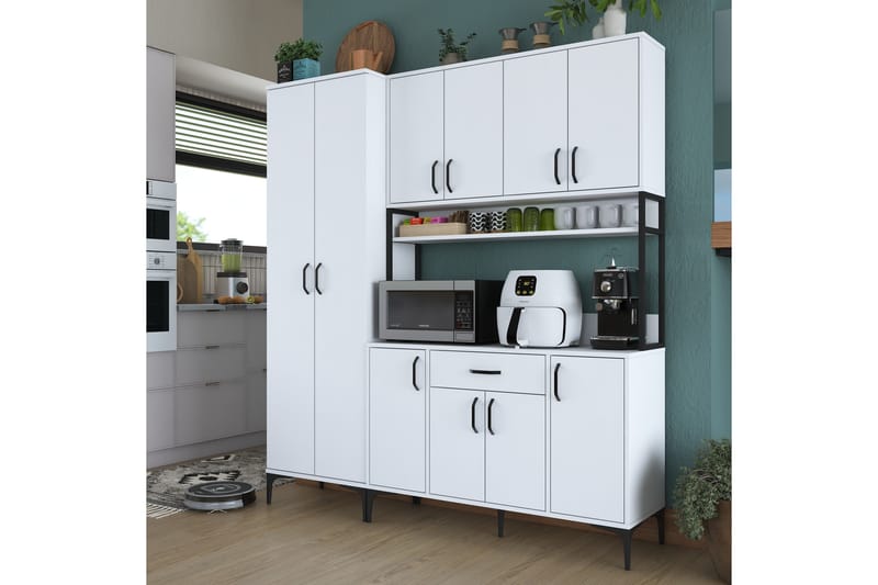 Manorma Highboard - Vit - Förvaring - Skåp - Förvaringsskåp