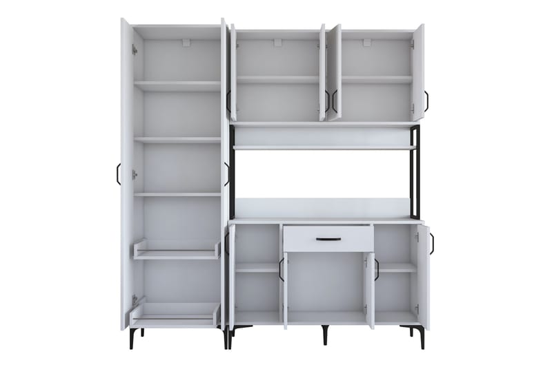 Manorma Highboard - Vit - Förvaring - Skåp - Förvaringsskåp