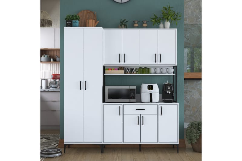 Manorma Highboard - Vit - Förvaring - Skåp - Förvaringsskåp