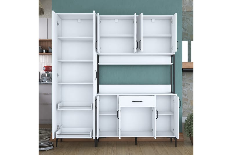 Manorma Highboard - Vit - Förvaring - Skåp - Förvaringsskåp