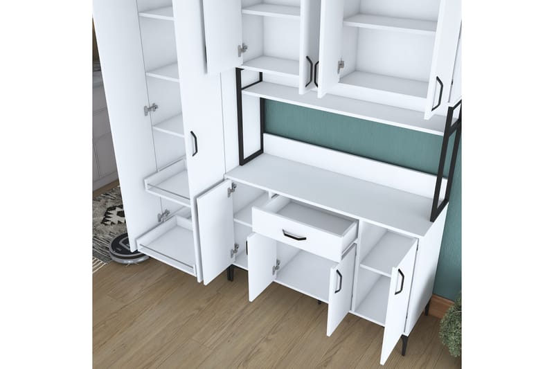 Manorma Highboard - Vit - Förvaring - Skåp - Förvaringsskåp