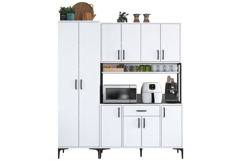 Manorma Highboard - Vit - Förvaring - Skåp - Förvaringsskåp
