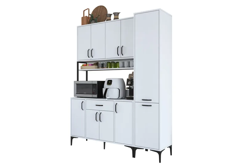 Manorma Highboard - Vit - Förvaring - Skåp - Förvaringsskåp