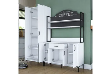 Manorma Highboard - Vit - Förvaring - Skåp - Förvaringsskåp