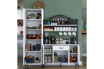 Manorma Highboard - Vit - Förvaring - Skåp - Förvaringsskåp