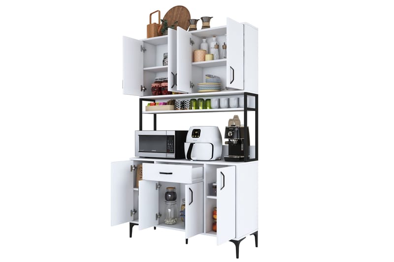 Manorma Highboard - Vit - Förvaring - Skåp - Förvaringsskåp